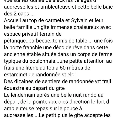 Entre Terres Et Mer Chez Carmela